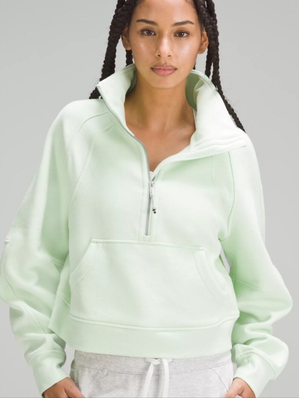 Lululemon Scuba Oversized Funnel Neck in Kohlrabi Green NWT Size XL/XXL